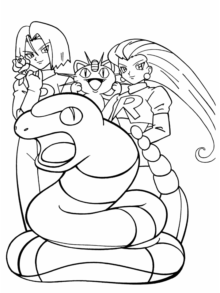Plansa de colorat cu Pokemon 81 80
